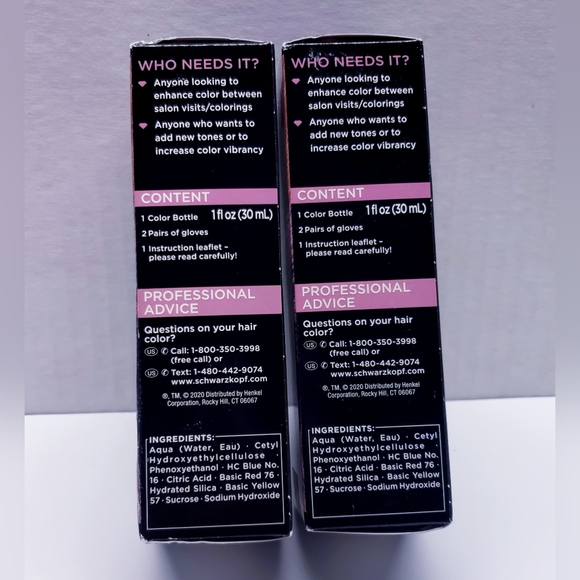 Schwarzkopf ICY Color Boost Vibrancy Booster Up To 8 Washes (2 pack) - Picture 4 of 7
